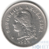 10 сентаво, 1939 г., Аргентина