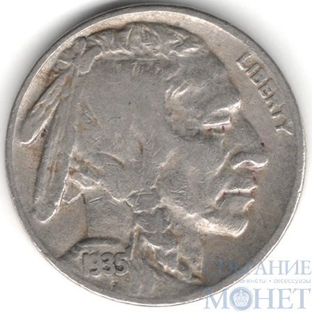 5 центов, 1935 г., США
