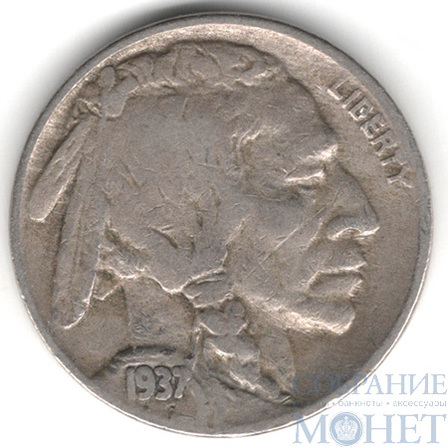 5 центов, 1937 г., США