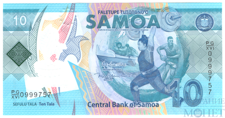 10 тала, 2019 г., Самоа