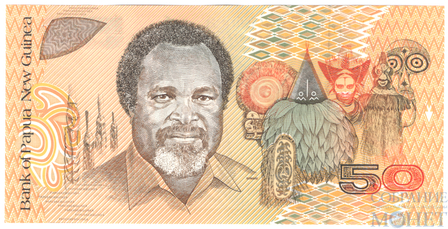 50 кина, 1989 г., Папуа Новая Гвинея(Майкл Томас Сомаре)