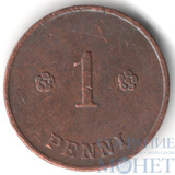 1 пенни, 1920 г., Финляндия