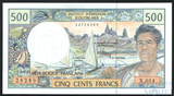 500 франков, 2002 г., Французская Полинезия