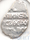 копейка, серебро, 1598 г., КГ №163, Московский денежный двор