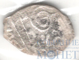 деньга Москва, серебро, 1505-1533 гг., ГП2 №8157 (С) R-8,"Вязь-Голова под конем",