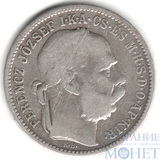 1 крона, серебро, 1893 г., Венгрия(Австро-Венгрия),(Франц Иосиф I)