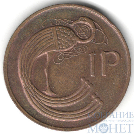 1 пенни, 1980 г., Ирландия