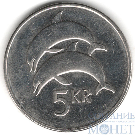 5 крон, 2007 г., Исландия