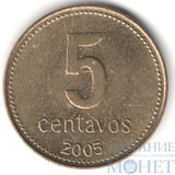 5 сентаво, 2005 г., Аргентина