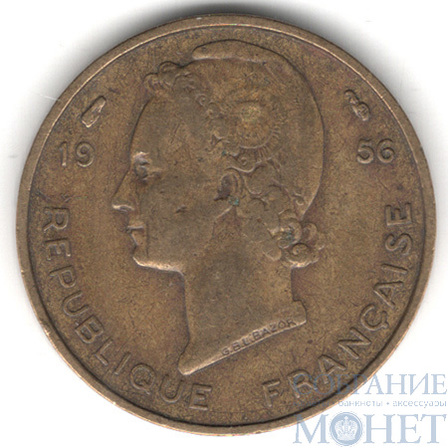 5 франков, 1956 г., Французская Западная Африка