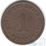 1 пфенниг, 1904 г., Германия