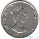 25 центов, 1987 г., Каймановы острова