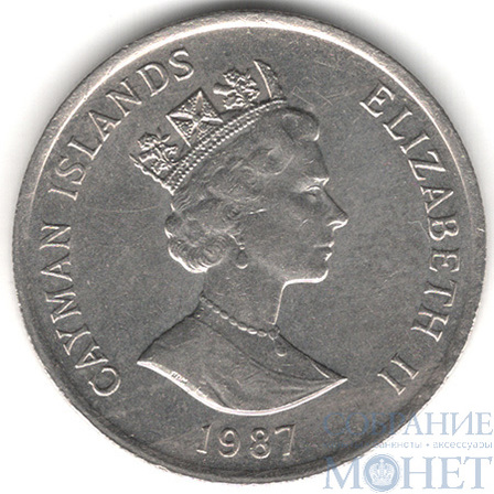 25 центов, 1987 г., Каймановы острова