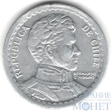 1 песо, 1954 г., Чили