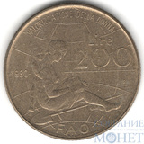 200 лир, 1980 г., Италия(Международный женский год. ФАО)