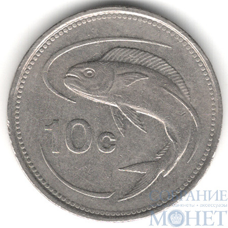 10 центов, 1986 г., Мальта