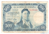 500 песет, 1954 г., Испания
