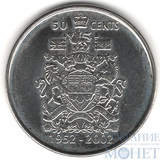50 центов, 2002 г., Канада,"50 лет правления королевы Елизаветы II"
