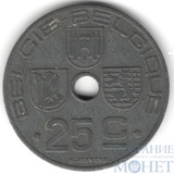 25 сентим, 1943 г., Бельгия(Леопольд III(1934-1951))