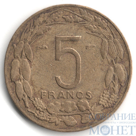 5 франков, 1958 г., Камерун
