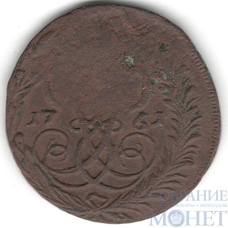 2 копейки, 1761 г., "гурт-сетка"