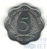 5 центов, 1992 г., Восточно-Карибские штаты