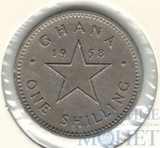 1 шиллинг, 1958 г., Гана