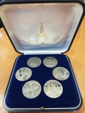 Набор монет "Олимпиада - 80", ПРУФ, 6 монет медно-никель