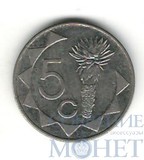 5 центов, 1993 г., Намибия