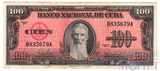 100 песо, 1959 г., Куба