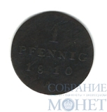 1 пфенниг, 1810 г., Пруссия, Фридрих Вильгельм III 1797-1840 гг..(Германия)