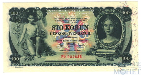 100 крон, 1931 г., Чехословакия(перфорация, образец)