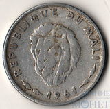 25 франков, 1961 г., Мали