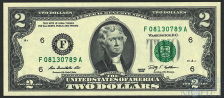 2 доллара, 2009 г., США